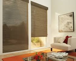 Cordless top down bottom up pleated shades. Natural Wood Shades