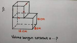 Maka volume bangun ruang di atas adalah. Cara Mudah Menghitung Volume Gabungan Dua Bangun Ruang Youtube