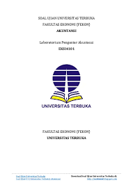 We did not find results for: Soal Ujian Ut Akuntansi Eksi4207 Akuntansi Sektor Publik