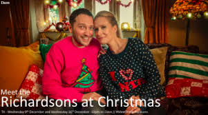 With lucy beaumont, jon richardson, damion priestley, emma priestley. Jon Richardson And Lucy Beaumont On Christmas Rowena Haley