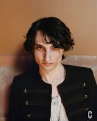 Finn Wolfhard in the Joni Jacket for @cosmopolitan Sixties and seventies  rock and roll and culture has always been a constant source of inspiration  and part of my design language. Looking to