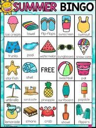 Summer Free Printable Bingo Cards For Kids Summer Bingo End Of The Year Summer Bingo Summer Bingo Printable Bingo For Kids