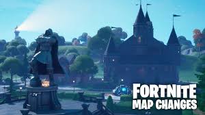 Fortnite new map image and additions at a glance. All Fortnite Season 4 Map Changes Doom S Domain Helicarrier More Dexerto