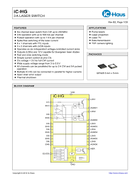 You may find us at: Ic Hg 3a Laser Switch Ic Haus Evaluation Board