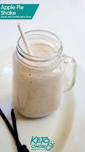 Apple Pie Keto Chow Shake - Keto Chow Recipe Apple Pie Shake Vanilla Recipes Shake Recipes