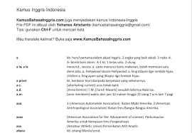Tak kalah canggih dengan google translate ataupun bing translator, translate.com juga memiliki database bahasa yang cukup banyak. Download Kamus Bahasa Inggris Indonesia Dalam Bentuk Pdf Kalimat Pembuka Inggris Bahasa