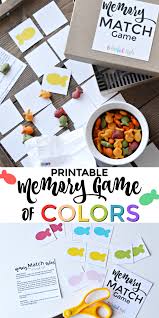Place your figurines in a pile all mixed up. The Life Of Jennifer Dawn Printable Color Memory Games