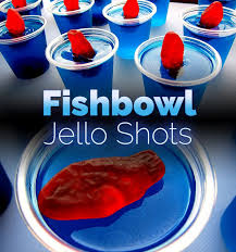Fishbowl Jello Shots Recipe Shot Recipes Jello Shot Recipes Raspberry Jello Shots
