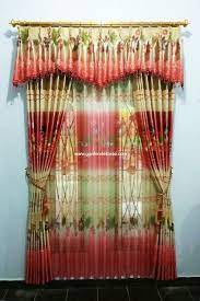 Pilih desain hordeng rumah yang minimalis atau elegan, semua ada, sederhana tapi cantik! Jual Tirai Rumah Cantik Gorden Model Poni Bahan Blackout Import Jb Gorden Dekorasi