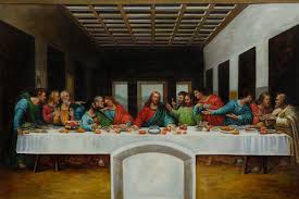 Da Vinci The Last Supper Canvas Art Reproduction Oil Paintings At Overstockart Com In 2020 Last Supper Da Vinci Painting The Last Supper Painting