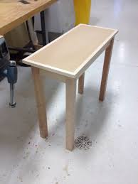 Birch Table With Laminated Mdf Top Birch Table Wooden Projects Laminated Mdf