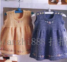 simple baby dresses embellished with embroidery orgu bebek elbiseleri modelleri knit baby dress baby knitting baby dress