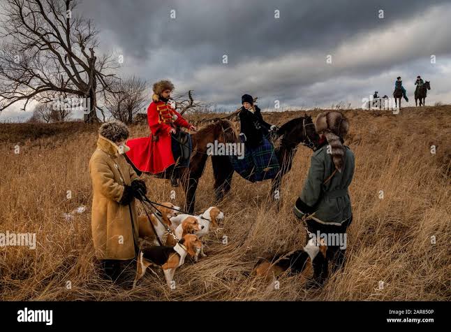 Fox hunt 19th century hi-res stock photography and images - Alamy