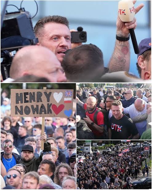 🗣️ “As soon as violence started I left. We condemn what happened. That is not what we are about.” Two protesters were arrested and 11 officers were injured at a Tommy Robinson