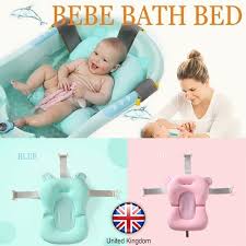 Battop foldable bath seat baby folds flat for easy storage bb2026 blue. Baby Bath Pad Non Slip Bathtub Mat Newborn Safe Security Bath Seat Support Uk Ebay