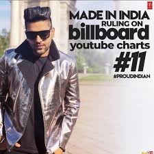 Guru Randhawas Latest Song Made In India Ruling Billboard