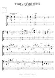 I arranged the two main melody lines of this song for two guitars. Super Mario Bros Theme By Koji Kondo Guitar Tab Guitar Instructor Guitar Tabs Guitar Tabs Songs Music Theory Guitar