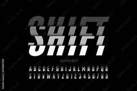 Are you looking for a loan to help you through a tough time, or start a new venture? Modern Font Design Shifted Style Alphabet Letters And Numbers Stock Vector Adobe Stock