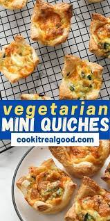 These Mini Vegetarian Quiches Are So Easy To Prepare And Will Be Ready In No Time Made With Frozen P In 2021 Vegetarian Quiche Healthy Lunchbox Recipes Quiche Recipes