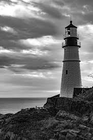 Black And White Lighthouse Black And White Photography Of Lighthouse Wall Decor Coastal Decor Wall Art Wallart Walldecor Black And White Photo Wall Pretty Landscapes Beach Wall Art