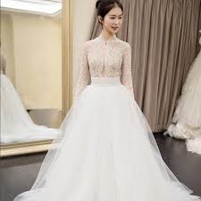 Maybe you would like to learn more about one of these? Long Sleeves Lace Beaded Wedding Dresses Long Tulle Bridal Dresses Everisa
