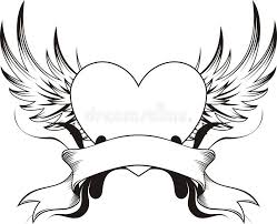 Zeichenvorlagen Von Anja Conrad Auf Tattoo Designs In 2020 Herz Mit Flugeln Tattoo Engelsflugel Zeichnung