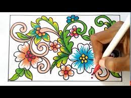 Semua foto pada gambar batik figuratif yang mudah digambar dan website ini 100% gratis, sebagai gantinya. Teknik Menggambar Ragam Hias Flora Fauna Geometris Dan Figuratif Youtube
