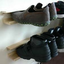 Get Your Shoes Off The Floor With A Diy Floating Shoe Rack Shoe Storage Diy Shoe Rack Diy Shoes
