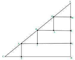 Method #1 use the distance here are some questions you can ask yourself about a triangle. Maximum Number Of 2x2 Squares That Can Be Fit Inside A Right Isosceles Triangle Geeksforgeeks