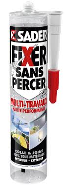 Comment fixer ses meubles, ses tableaux, ses portes manteaux sans abîmer les murs? Colle Mastic Fixer Sans Percer Multitravaux Sader 290ml Leroy Merlin