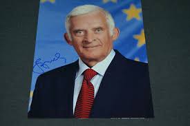 JERZY BUZEK signed Autogramm 20x25 cm In Person MINISTERPRÄSIDENT POLEN