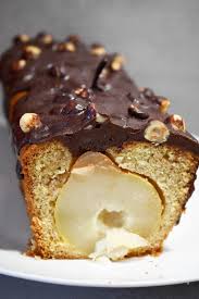 Cake Poire Noisettes Et Chocolat Recette Cake Poire Gateaux Et Desserts Cake Poire Chocolat