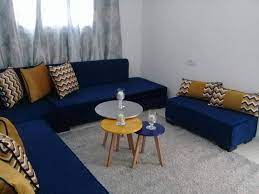 Un bleu marine très chic. Meuble Decor Salon Bleu Roi Facebook