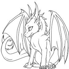 Free printable dragon coloring pages for kids. Image Baby Dragons Coloring Pages Creative Corner Clip Art And Easy Dragon Drawings Dragon Coloring Page Cute Dragon Drawing