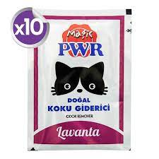 magic pwr kedi kumu koku giderici lavanta kokulu 25 gr x10
