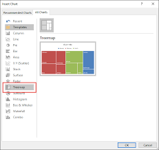 Create A Treemap Chart With Excel 2016 Free Microsoft