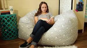 What's in a bean bag? Diy Bean Bag Chair A Little Craft In Your Day Diy Bean Bag Diy Bean Bag Chair Bean Bag Chair