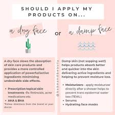 Dana Holistic Esthetician On Instagram A Common Question I Receive Is If It S Best To Apply Skincare Products To A Clea Skin Facts Skin Care Body Skin Care