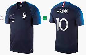 Kylian mbappé has been directly involved in 146 goals in 131 games across all competitions for psg: Frankreich Trikot Herren Wm 2018 Home Mbappe 10 S Amazon De Bekleidung