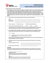 Berisi contoh surat permohonan kerja, permohonan bantuan dana kegiatan, permohonan izin, dinas, kerjasama, beasiswa, permohonan maaf, dsb. Permohonan Penutupan Akaun Elektrik Fill Online Printable Fillable Blank Pdffiller