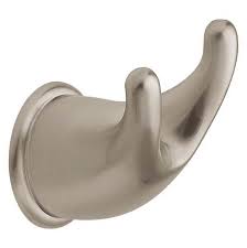 This solid brass robe hook runs circles around other bath accessories.signature hardware 921712 features:covered under signature hardware's limited. Moen Accessories Bathroom Accessories Robe Hooks Dallas North Builders Hardware Inc Dallas Frisco