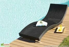 bain de soleil vague resine tressee bain de soleil transat jardin transat piscine