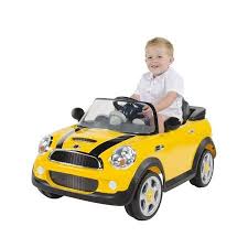 Rollplay 6 Volt Mini Cooper Ride On Toy Battery Powered Kid S Ride On Car Yellow Walmart Com In 2020 Kids Ride On Ride On Toys Mini Cooper