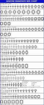 29 Printable Diamond Size Charts Diamond Color Charts