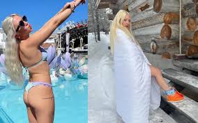 Ece Seçkin kış tatilinde yorgana dolandı, yaz sıcaklarına hasret kaldı