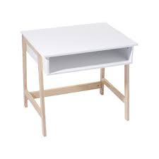 35 25 mm a combiner avec nos chevets tables basses meubles tv buffets et bibliothèques bureau en bois coloris blanc noir avec 1 tirois et 1 porte dim. Bureau Enfant Bois Et Blanc Chez Rentreediscount Les Tresors De Lizie