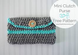 Small clutch takes a few hours to knit according to knitters. Crochet Mini Clutch Purse Free Pattern The Stitchin Mommy