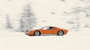 Watch This Lamborghini Miura P400 Sv Drift Through The Snow Of Iran Lamborghini Miura Lamborghini Lambo