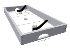 Early Adopter Build This Knock Hockey Table Wood Games Air Hockey Storage Furniture Design
