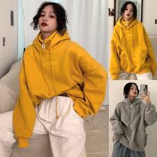 See more ideas about fashion, korean fashion, korean fashion trends. Korean Fashion Women Autumn And Winter New Thickened Loose Hoodies High Collar Letter Embroidery Pullover Oversize Fleece Sweater Wish